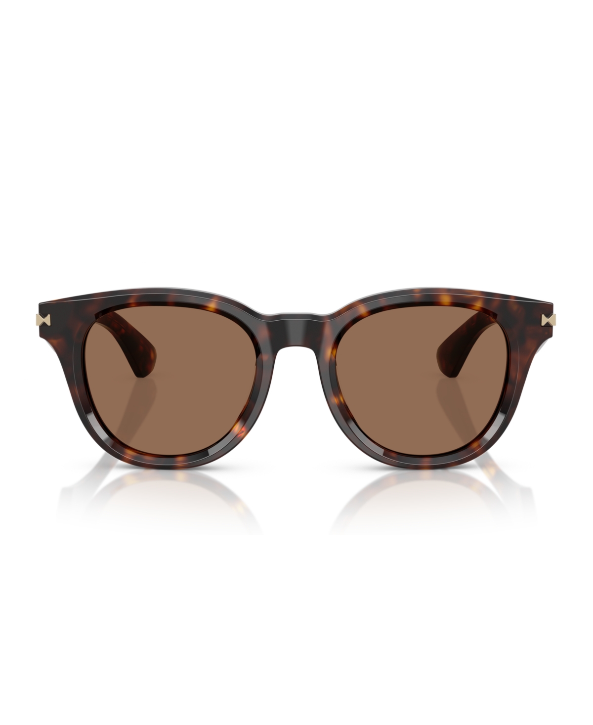 Burberry Geometric Frame Sunglasses In Havana