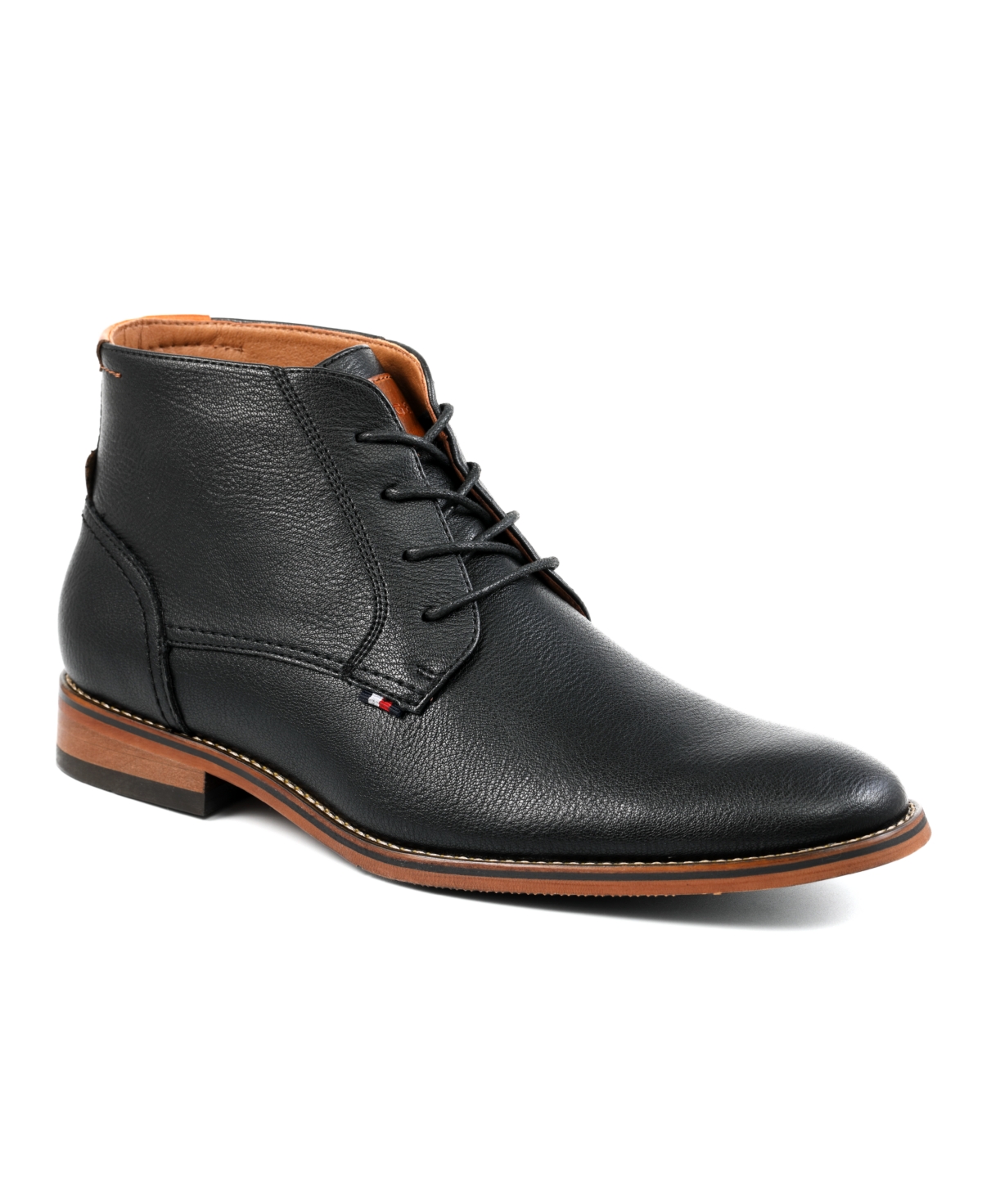 Tommy Hilfiger Men's Bage Lace Up Chukka Boots In Black Tumble