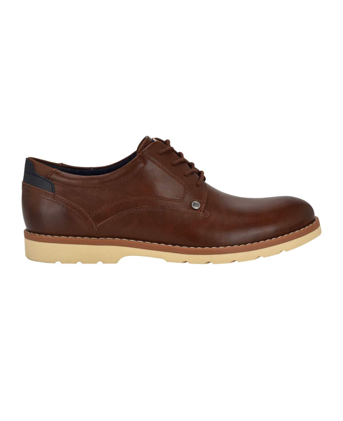 Tommy Hilfiger Men's Nevyn Casualized Hybrid Oxfords In Cognac