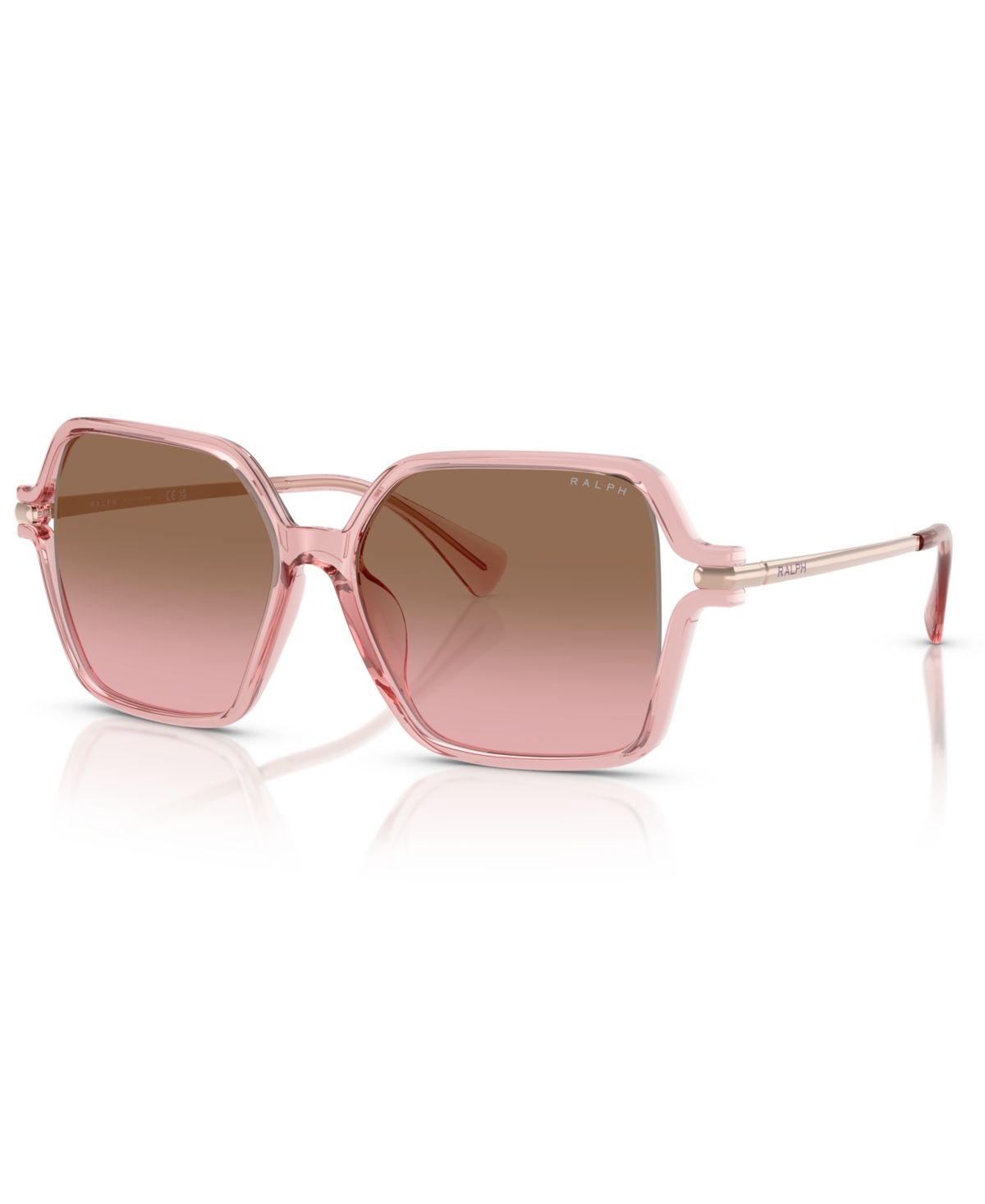 Women's Sunglasses Ra5319u In Shiny Transparent Pink