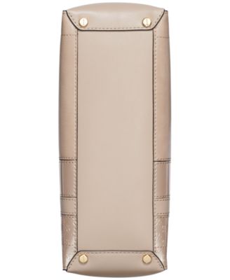 Nova Signature Embossed Top Zipper Shoulder with Chain Strap