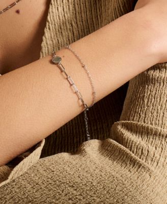 Silver-Tone Stacking Bracelet