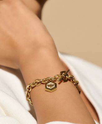 Women's Minima Bee Gold-Plated Toggle Bracelet