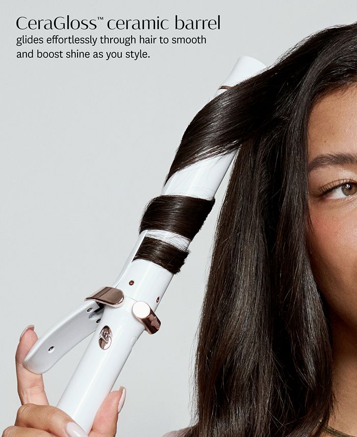 T3 SinglePass Curl X 1 Ceramic Extra-Long Barrel Curling Iron in Satin Blush - No Size