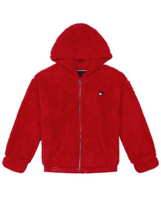 Tommy Hilfiger Toddler and Little Girls Minky Zip Front