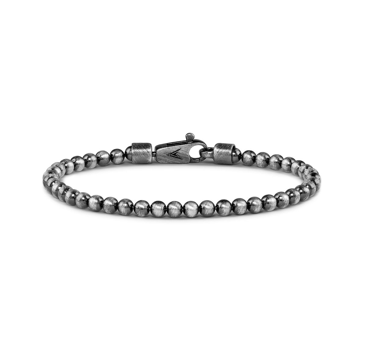 Bead Bracelet - Oxidized silver