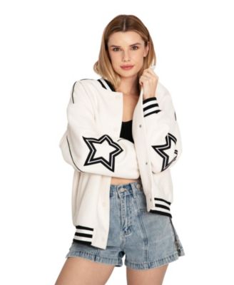 Women's Hold Me Close Letterman Bomber