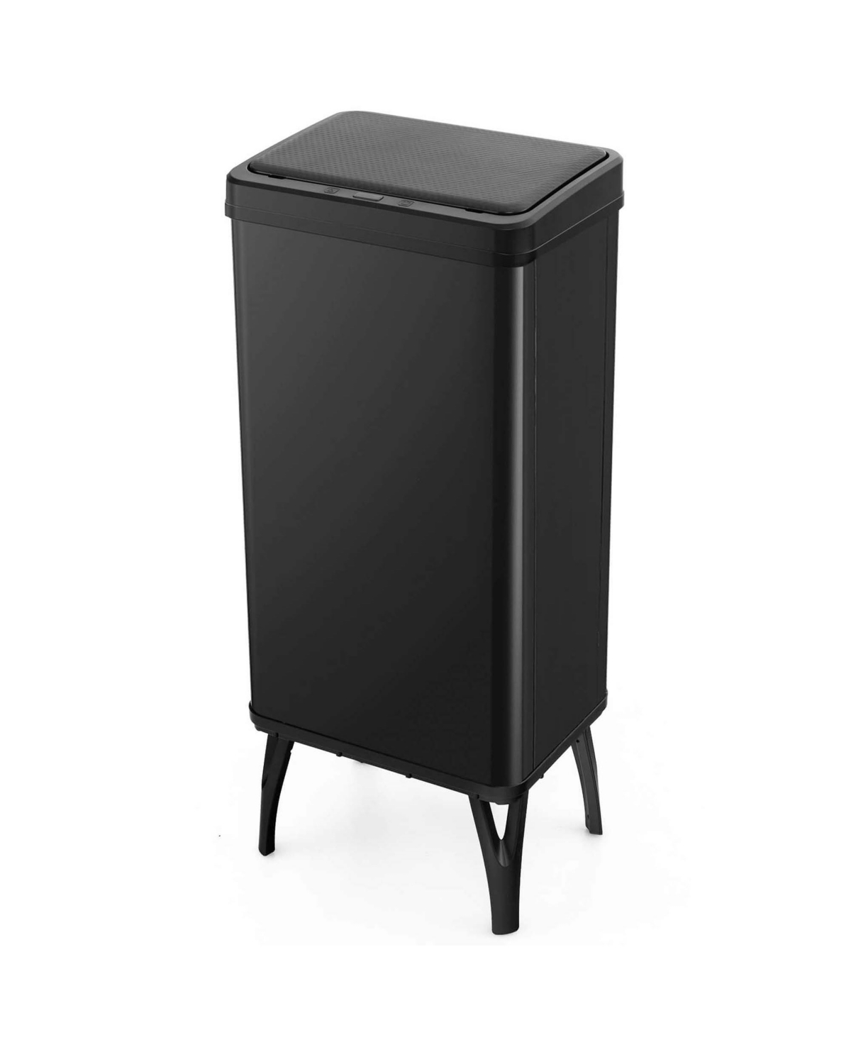 Costway Stainless Steel Trash Can Gallon Automatic Motion Sensor Garbage Bin