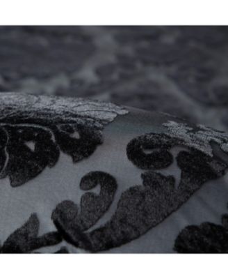 Premium Devore Sheer Grommet Curtains - Classy, Light Filtering Drapes for Living Room or Bedroom - 52" x 63" - Blue, 2 Panels