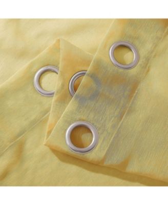 Melrose Semi Sheer Window Panel Set, 110" W x 84" L