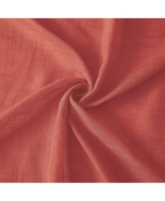 Hannah Linen Textured Light Filtering Window Panel Set, 76" W x 84" L