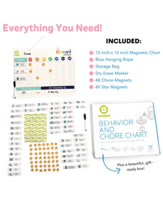 Magnetic Behavior Chore Chart for Kids at Home