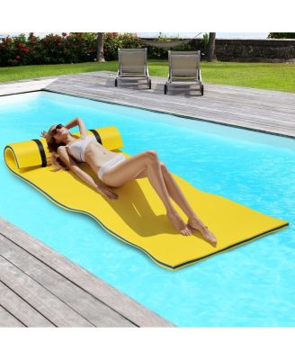 3-Layer Relaxing Tear-proof Water Mat-Yellow
