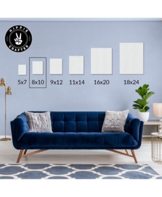 10Pk Stretched Canvas for Painting 8x10