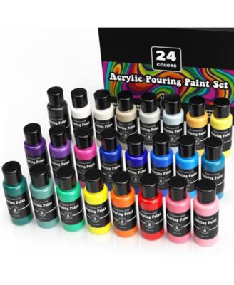 Acrylic Pouring Paint 24 Color Set