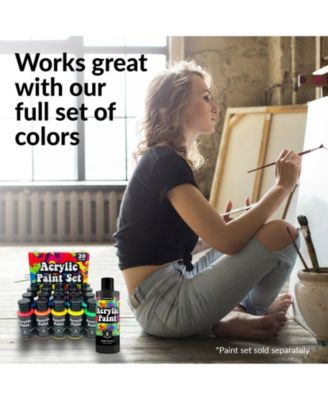 8oz Acrylic Paint Black