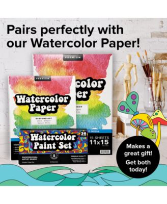 Premium Watercolor Paint Set 36 Colors