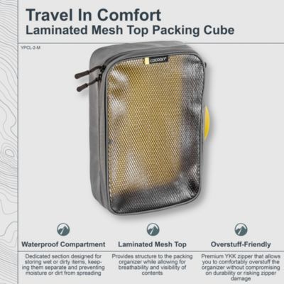- Premium - Laminated Mesh Top Packing Cube - Medium