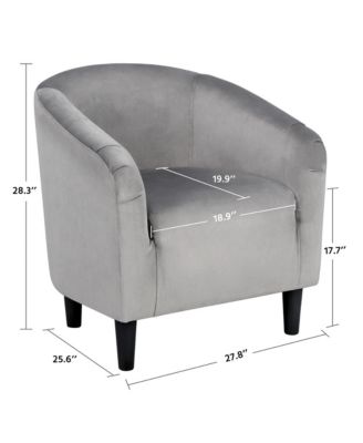 28.5″ Velvet Club Chair Accent Arm Chair for Living room