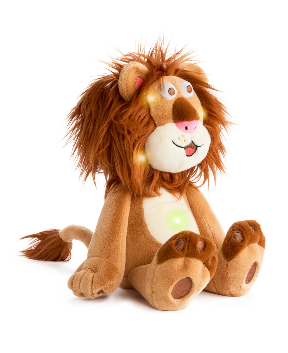 Geoffrey's Toy Box Led Light-up Plush Lion In No Color