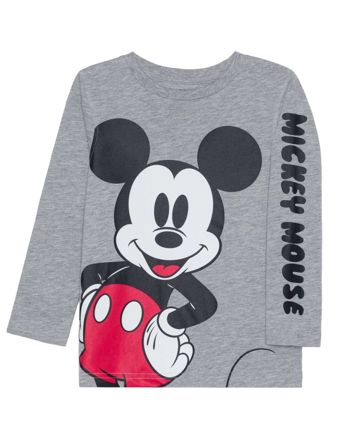 Mickey Mouse Toddler and Little Boys Long Sleeve Graphic T-shirt