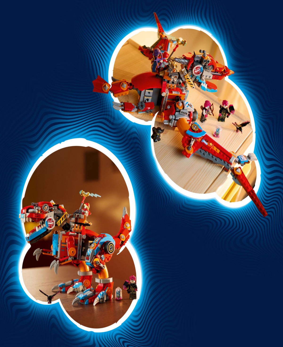 Lego Dreamzzz Cooper's Robot Dinosaur C-rex Toy Building Set 71484, 917 Pieces In Multi Color