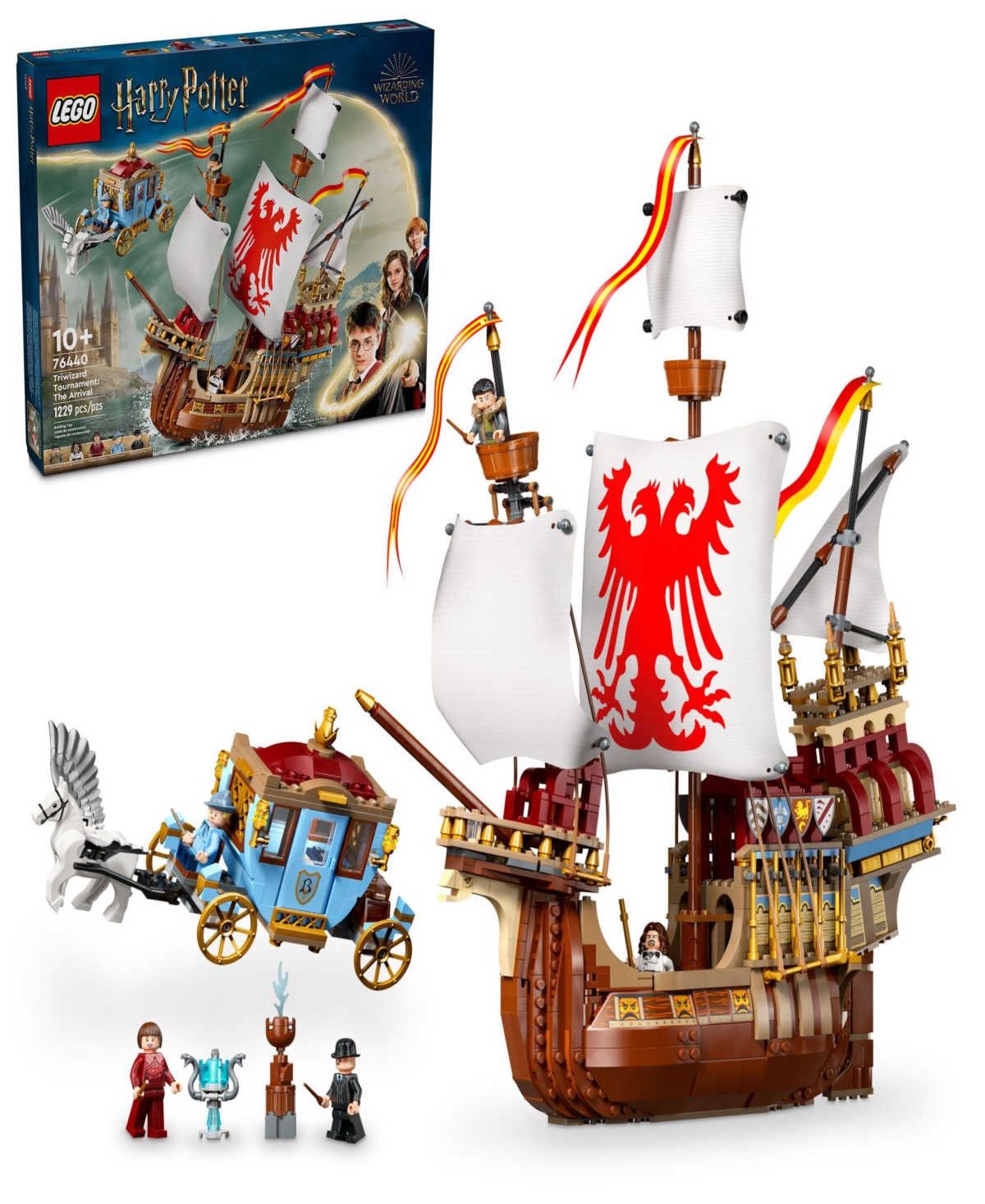 LEGO HARRY POTTER TRIWIZARD TOURNAMENT: THE ARRIVAL BUILDING TOY SET 76440, 1229 PIECES 