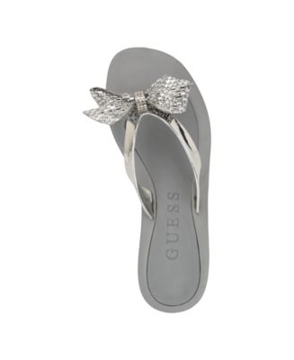Women's Tata EVA Sparkle Bow Flip Flop Sandals