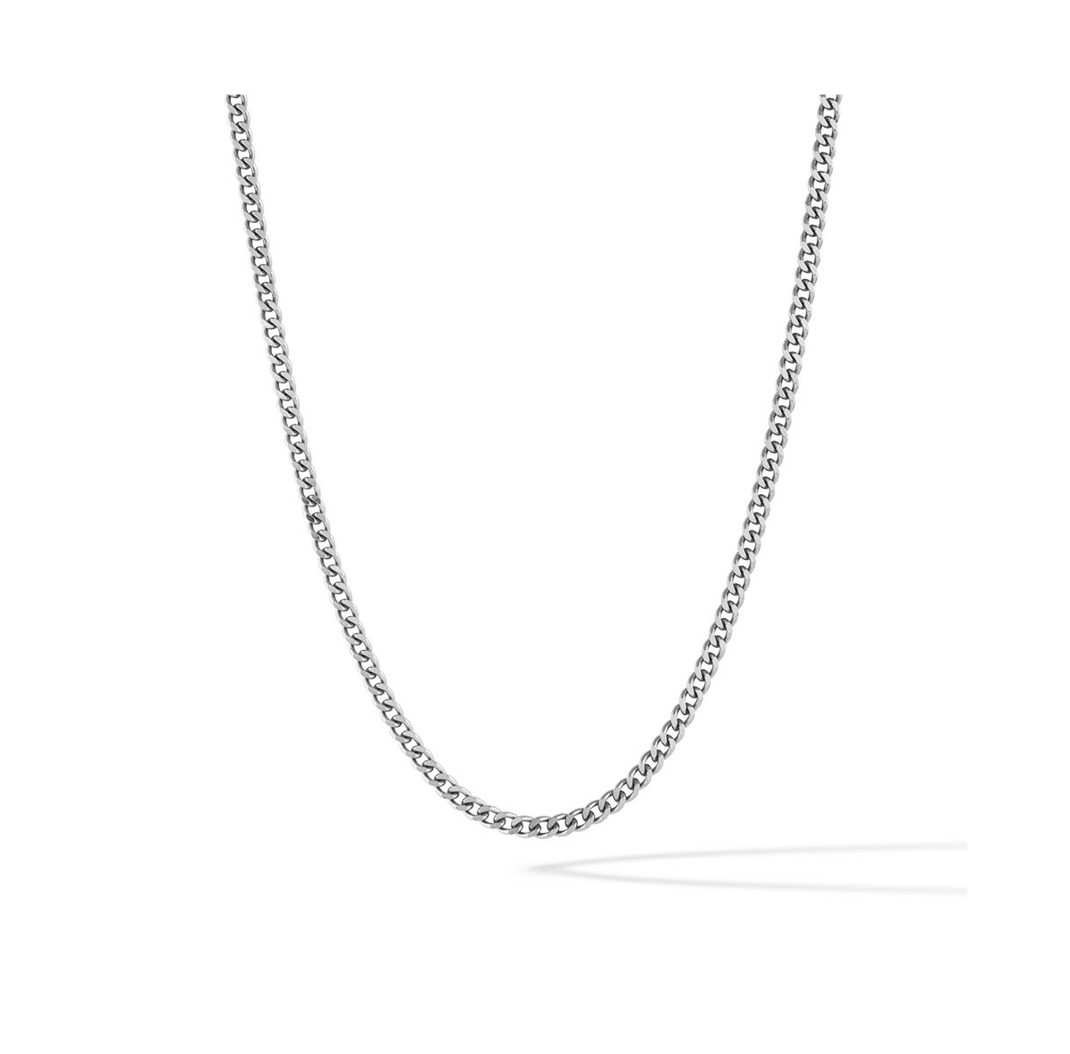Curb Chain Necklace, 3MM - Gold