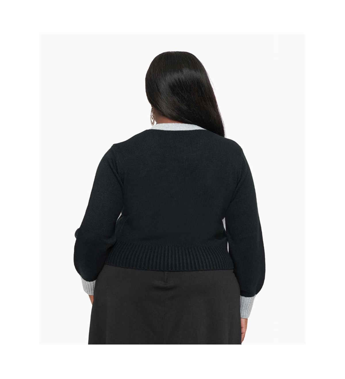 Smak Parlour Plus Size 1960s Cropped Cardigan