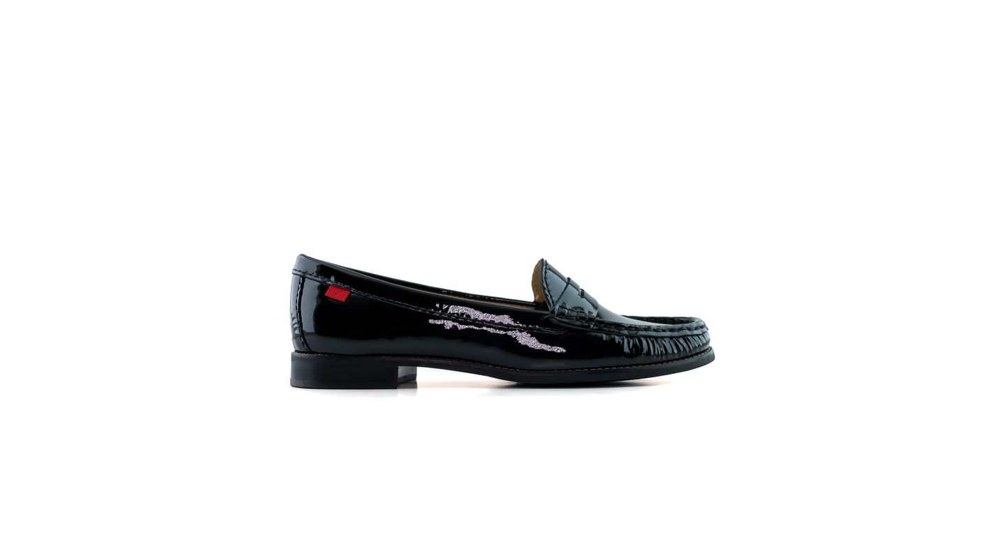Женские туфли Marc Joseph New York East Village Penny Loafer, цвет: Чёрный лаковый — фото 3