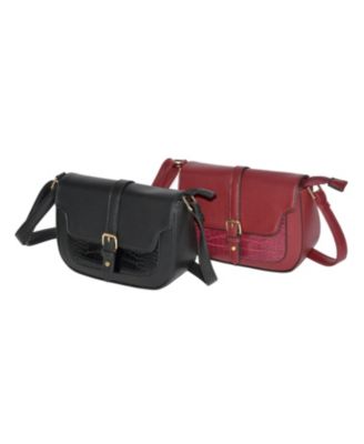 Ladies' Crossbody Bag with Buckle