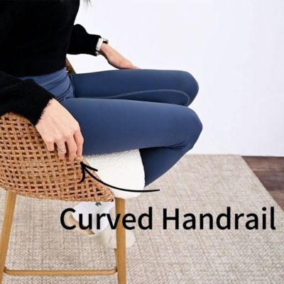 Rattan Boucle Armrest Counter Stool Set Of 4-Maison Boucle