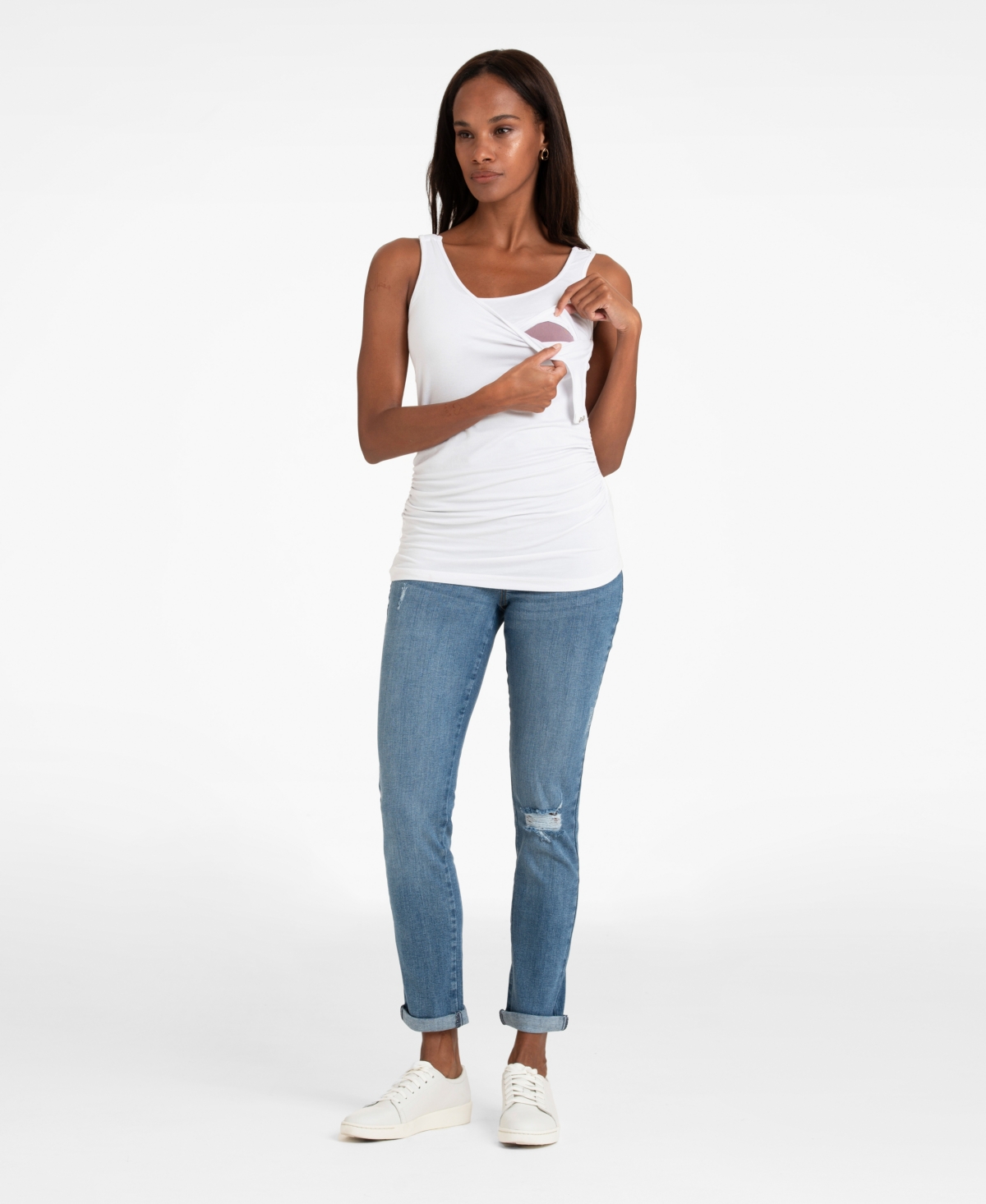 Seraphine Women's Vest 2 pack - White and Navy