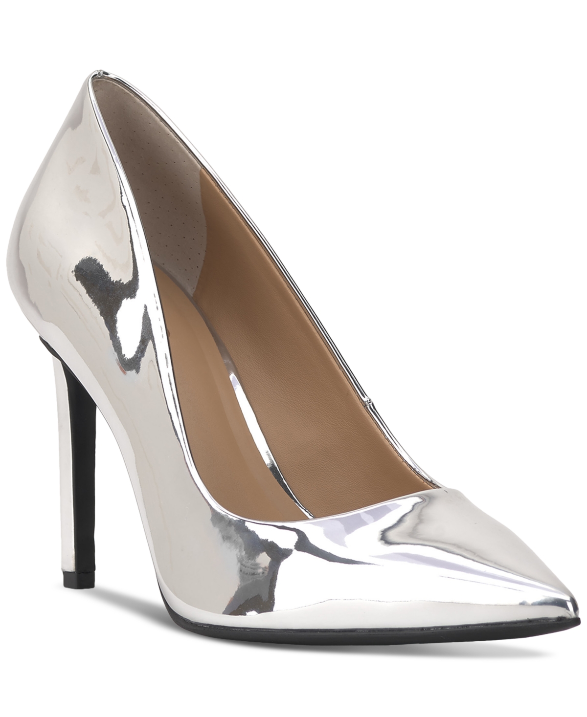 Macy's silver pumps clearance