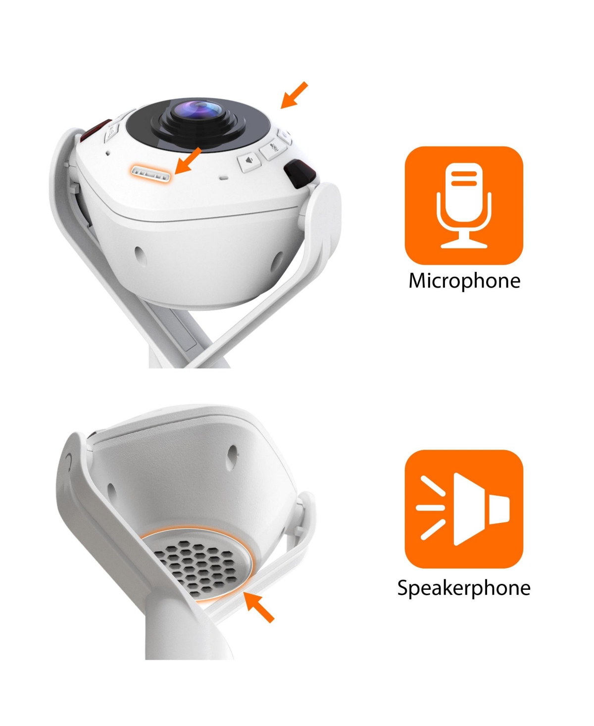 j5create 360° Ai-Powered Webcam with Speakerphone