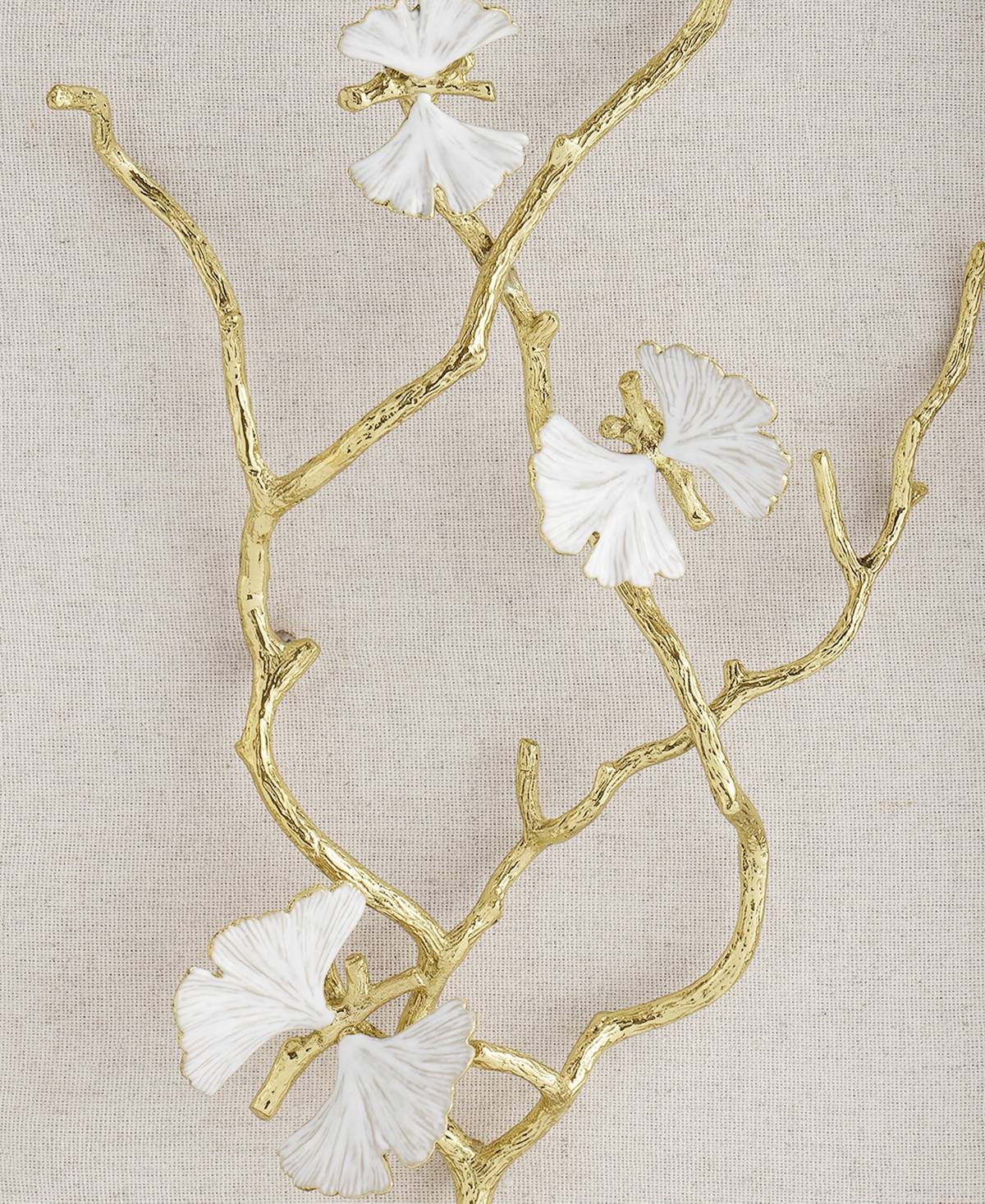 Michael Aram Butterfly Ginkgo Gold Fabric Shadow Box, 13.75" X 10.25" In No Color