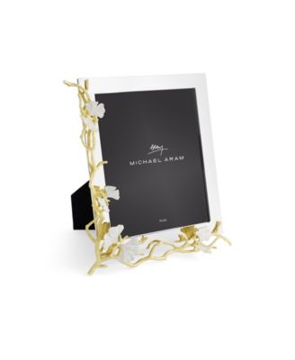 Butterfly Ginkgo Gold Reflective Frame, 8" x 10"