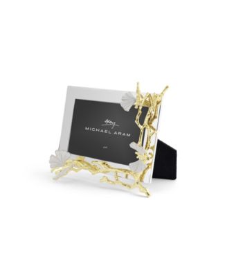 Butterfly Ginkgo Gold Reflective Frame, 4" x 6"