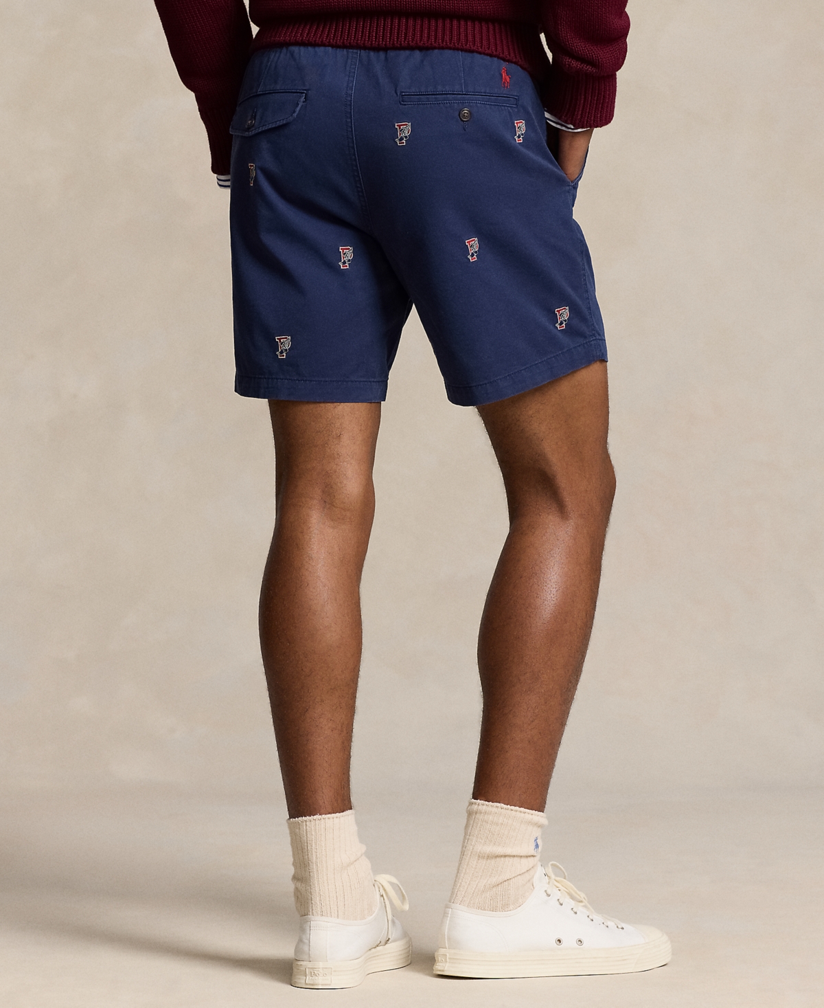 Polo Ralph Lauren Men's 6-Inch Polo Prepster P-Wing Shorts - Newport Navy With P-wing Aoe
