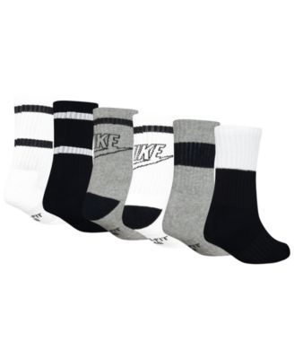 Little Kids 6-Pack Retro Crew Socks