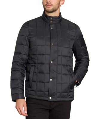 Men's Box-Quilted Full-Zip Puffer Jacket