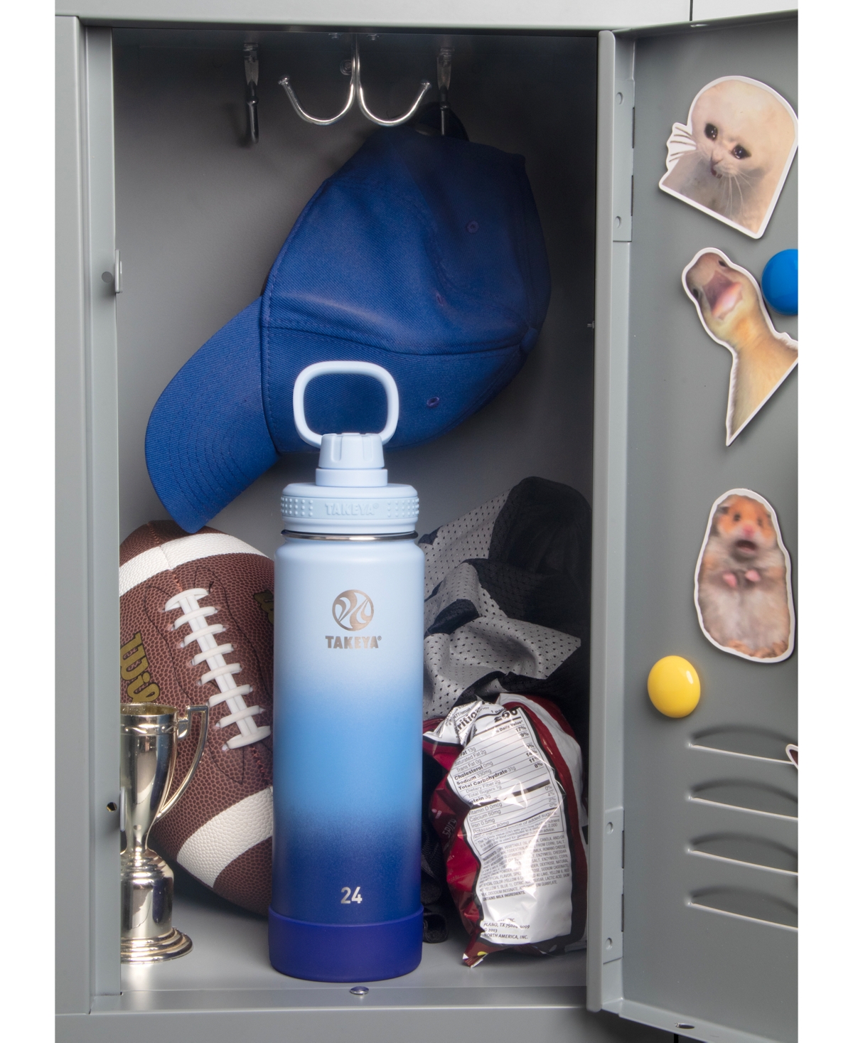 Takeya Actives Spout 24-oz. Stainless Steel Insulated Bottle In Pacific Blue