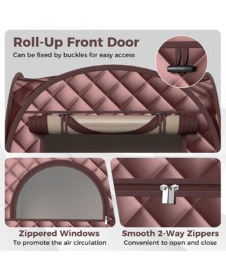 Full-Body Personal Sauna Tent with 1000W 3L Steam Generator-Coffee