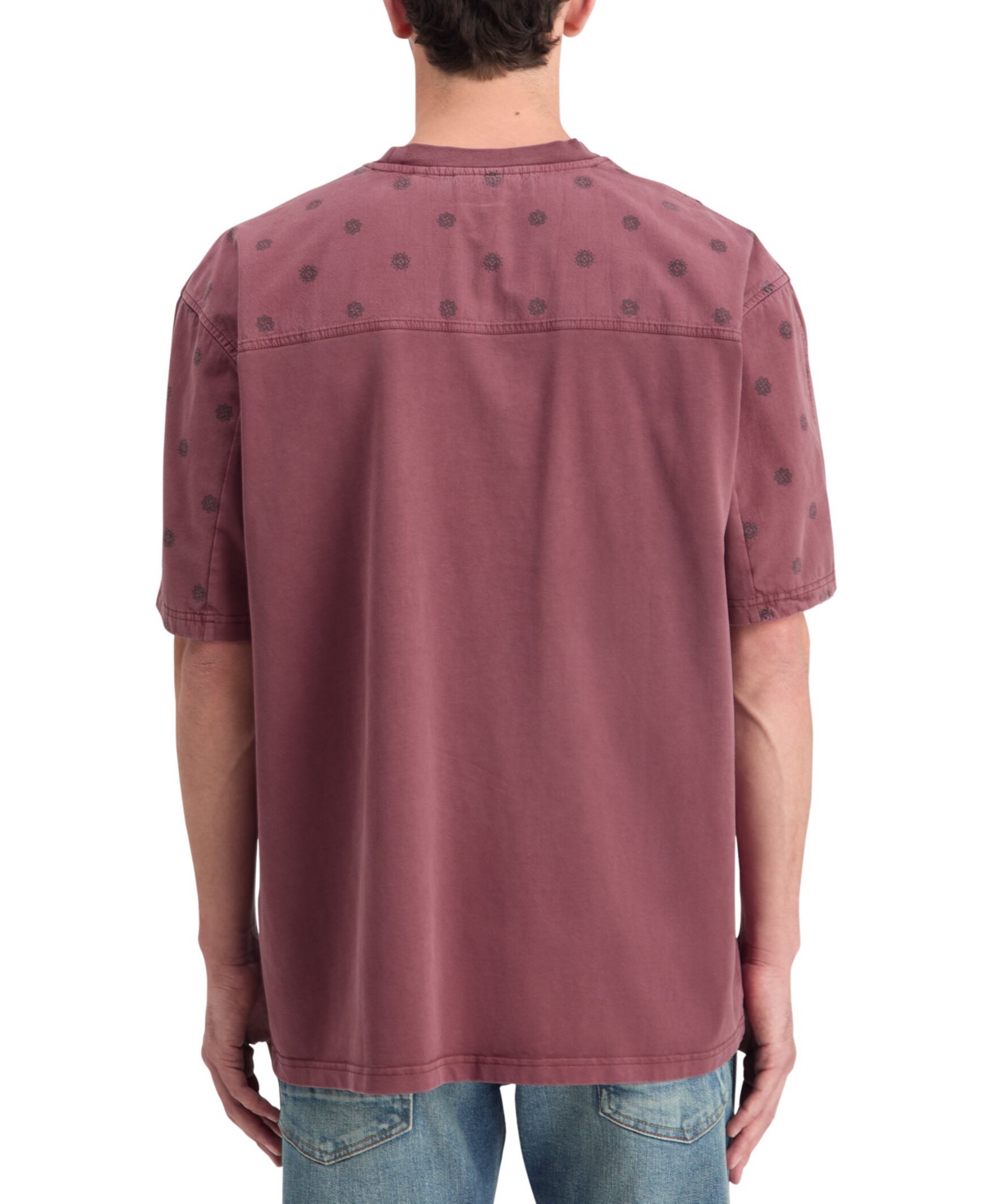 Scotch & Soda Men's Relaxed-Fit Cut & Sew Garment-Dyed T-Shirt