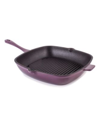 Neo 4pc Cast Iron Cookware Set, Fry Pan, Grill Pan & Round Dutch Oven