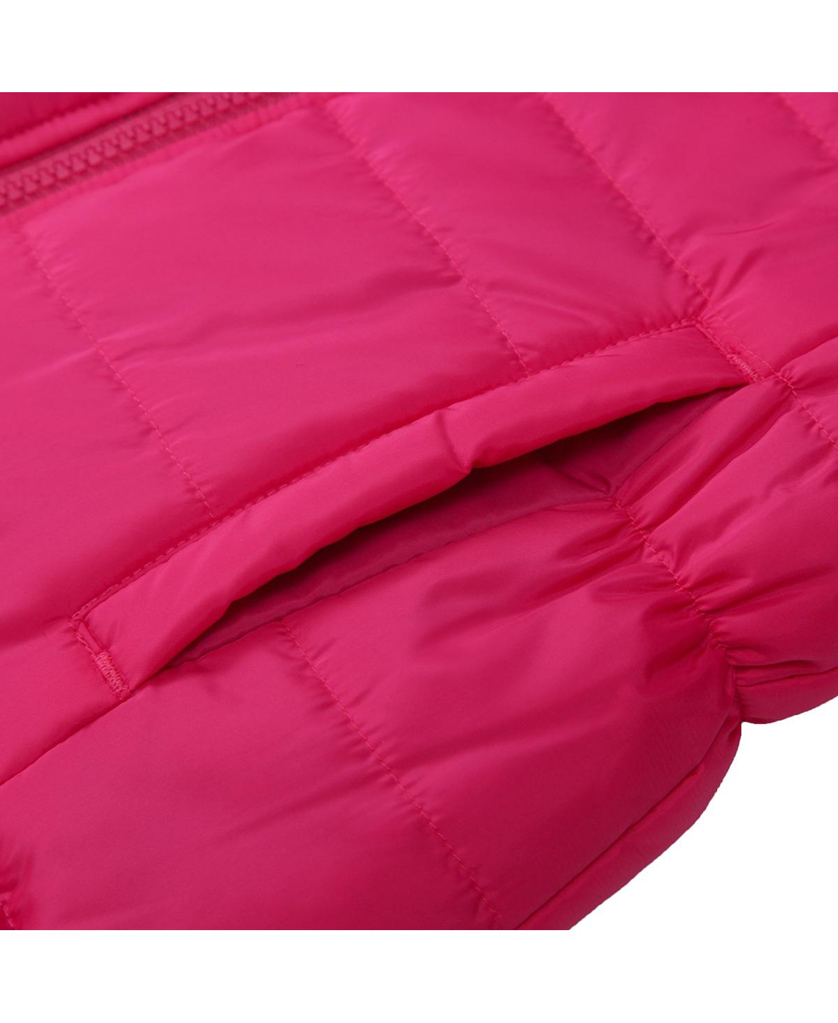 Rokka&Rolla Girls Reversible Sherpa Fleece Puffer Jacket - Rose Pink