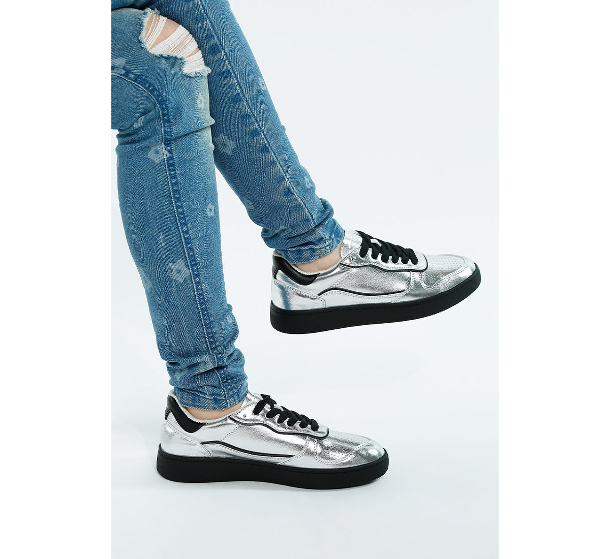 London Rag Kyniska Faux Leather Everyday Sneakers