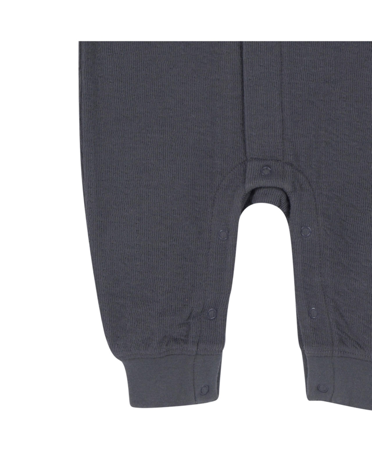 Gerber Baby Boys Hooded Romper,- Charcoal