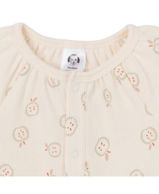 Baby Girls Long Sleeve Apples Dress